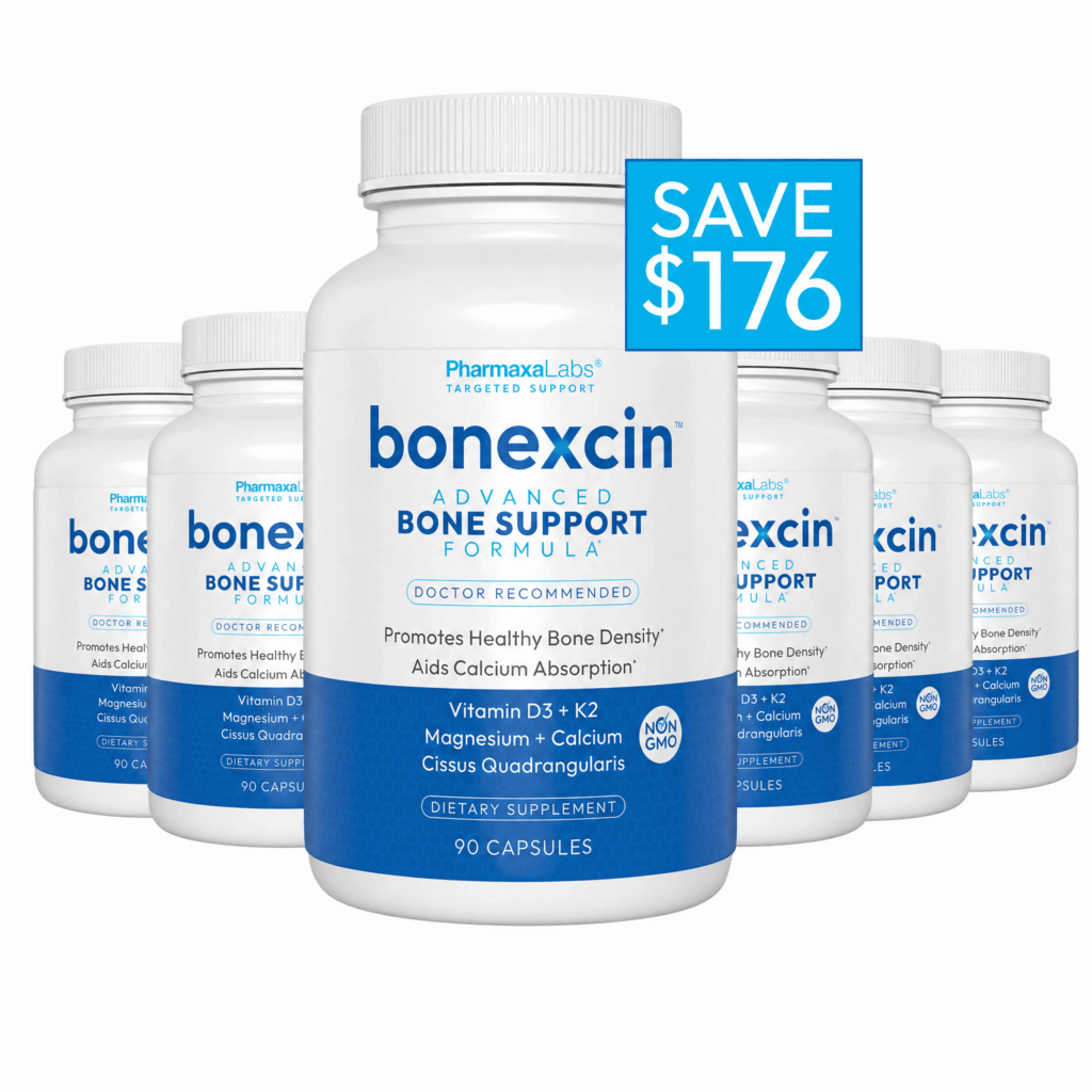 bonexcin 6 bottles transparent png